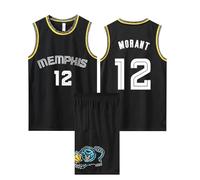 Maillot Basket Enfant/Adulte 2 Pièces, Ensemble Basket Enfant/Adulte Respirant, Tenue Basket Enfant/Adulte Cool, Tenue Basketball Enfant/Adulte, Pop Maillot Basket noir 4XL