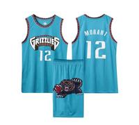 Maillot Basketball Enfant/Adulte 2025, 2 Pièces Basket Maillots Basketball Jersey et Short Ensemble de Maillot, Pop Maillot Basket, Ensemble Basket Homme/Garçon vert XL