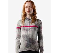 Maillot Bianchi Milano Tech Gravel Thermo manche longue gris rose femme - S