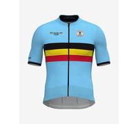 Maillot Bioracer Belgium Epic manches courtes bleu multicolore - XS