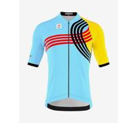 Maillot Bioracer Boic Olympics Paris 2024 manche courte bleu jaune enfant - 116