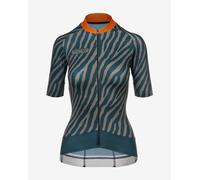 Maillot Bioracer Epic La Cabine manche courte gris bleu femme - L