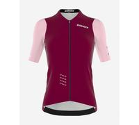Maillot Bioracer Icon 2025 manches courtes bordeaux rose clair femme - S