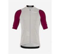 Maillot Bioracer Icon 2025 manches courtes gris clair bordeaux - L