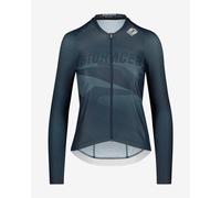 Maillot Bioracer Icon à manches longues pour femme, couleur noir clair. - L
