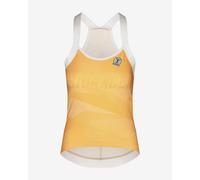 Maillot Bioracer Icon Top bretelles orange blanc femme - L