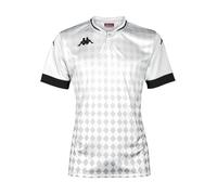 Maillot Bofi pour Homme - KAPPA - Coupe slim - Manches courtes - Blanc, noir XL