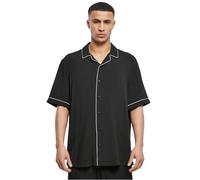 Urban Classics Bowling Short Sleeve Shirt Noir S Homme