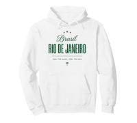 Maillot Brasil Rio de Janeiro pour Fan de Football 2026 Feel The Game Sweat à Capuche