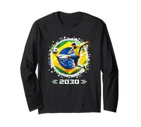 Maillot Brésil 2030 Brésil Joueur Brésil Brésil Manche Longue