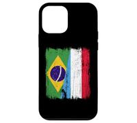 Maillot Brésil Luxembourg Demi Drapeau Brésil Luxembourgeois Coque pour iPhone 12 mini