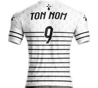 Maillot Bretagne Football BR-29 Microfibre Confortable, Cadeau, marinière, Drapeau Breton, Tshirt Bretagne (FR/ES, Alpha/Lettres, XXL, Taille Normale, Taille Normale, + Personnalisation)
