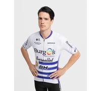 Maillot Burgos Burpellet BH 2025 Champion d’Uruguay manches courtes blanc bleu - XL