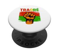 Maillot Burkina Faso Ibrahim Traoré Thomas Sankara Traore PopSockets PopGrip Adhésif