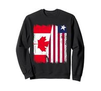Maillot Canadien Libéria Demi-Drapeau Canada Libérien Sweatshirt