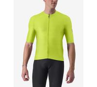 Maillot Castelli Aero Race 6.0 Rosso Corsa manche courte vert lime électrique - M
