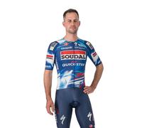 Maillot Castelli Aero Race 8S Bleu Rouge Soudal Quick-Step, Taille S