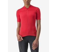 Maillot Castelli Anima 4 manche courte rouge hibiscus femme - XL
