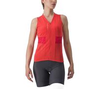 Maillot Castelli Anima 4 sans manches Hibiscus Orange Clair Femme, Taille M