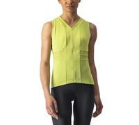 Maillot Castelli Anima 4 sans manches Lime Brillant Vert Absinthe Femme, Taille M