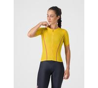 Maillot Castelli Anima Flow manches courtes jaune mangue - XS