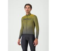 Maillot Castelli Apice Thermal manches longues vert kaki - 3XL