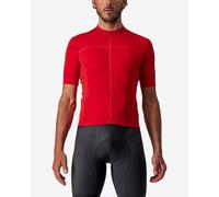 Maillot Castelli Classifica manche courte rouge - XS