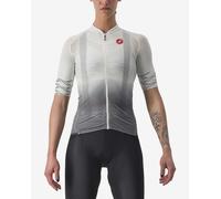 Maillot Castelli Climber's 2.0 Rosso Corsa manche courte blanc gris femme - L