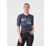 Maillot Castelli Climber's A/C Rosso Corsa manches courtes bleu nuit femme - XS