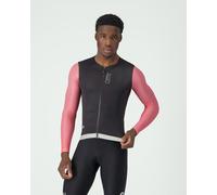 Maillot Castelli Corretto manches longues noir rose - XXL