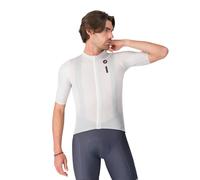 Castelli Maillot de cyclisme Drittone Logo Jersey Taille L Blanc/Noir