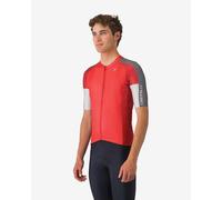 Maillot Castelli Entrata 6 manche courte rouge gris - S