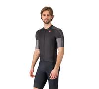 Maillot Castelli Entrata 6 manche courte noir gris foncé - M