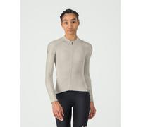 Maillot Castelli Espresso 2 manches longues gris lune femme - XL