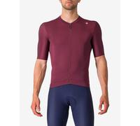 Maillot Castelli Espresso manche courte bordeaux - M