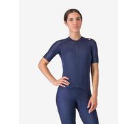 Maillot Castelli Espresso manches courtes bleu nuit femme - L