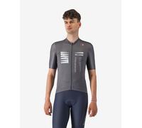 Maillot Castelli Espresso R-A/D manches courtes gris fumée - M