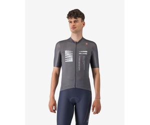 Maillot Castelli Espresso R-A/D manches courtes gris fumée - S