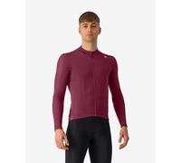 Maillot manches longues homme castelli espresso thermal bordeaux