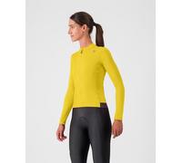 Maillot Castelli Espresso Thermal manches longues jaune mangue femme - XL