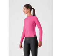 Maillot Castelli Espresso Thermal manches longues rose violet femme - XL