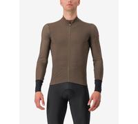 Maillot Castelli Flight Air manche longue marron gris - M