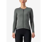 Maillot Castelli Fly manche longue gris intense femme - S