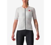 Maillot Castelli Free Speed 2 Race Top Rosso Corsa manche courte blanc pur noir femme - XL