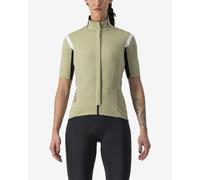 Maillot Castelli Gabba RoS 2 Rosso Corsa GORE-TEX INFINIUM™ manche courte vert clair blanc femme - L