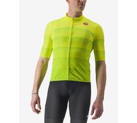 Maillot Castelli Livelli manche courte jaune fluo - S