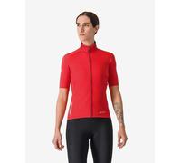 Maillot Castelli Perfetto RoS 2 Wind Rosso Corsa GORE-TEX INFINIUM™ manche courte rouge mat femme - L