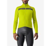 Maillot manches longues castelli puro 3 fz vert electric lime