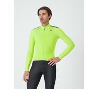Maillot Castelli Puro 4 manches longues jaune acide - XS
