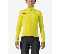 Maillot Castelli Sinergia 2 manche longue jaune brillant gris femme - L
